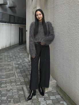 坂田琴音さん(レディース・168cm)の秋コーディネート