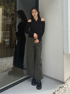 坂田琴音さん(レディース・168cm)の秋コーディネート