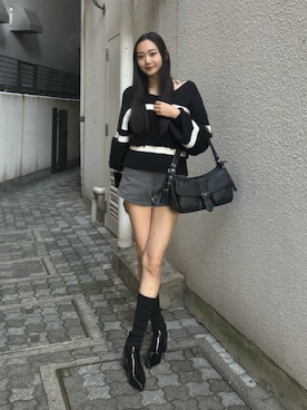 坂田琴音さん(レディース・168cm)の秋コーディネート