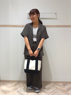 「SHOO・LA・RUE（シューラルー）のアイテム（テーラードジャケット）」を使った、donpi252525さん（レディース・162cm）の夏コーディネート