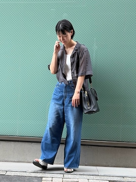 つむこさん(レディース・165cm)の夏コーディネート