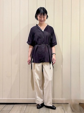 つむこさん（レディース・165cm）の夏コーディネート