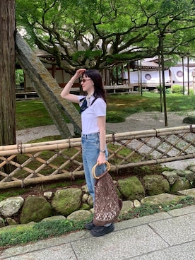 「アイテム（ピアス（両耳用））」を使った、MIYUさん（レディース・158cm）の夏コーディネート