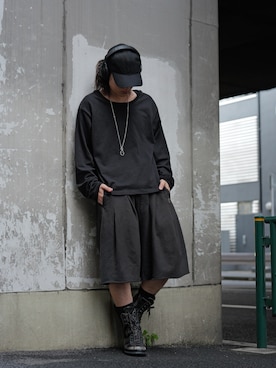 「CAMPER（カンペール）のアイテム」を使った、SHUNさん（メンズ・175cm）の秋コーディネート