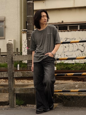 「GRANCY（グランシー）のアイテム」を使った、SHUNさん（メンズ・175cm）の秋コーディネート