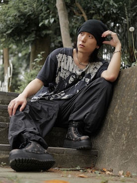 「GRANCY（グランシー）のアイテム」を使った、SHUNさん（メンズ・175cm）の夏コーディネート