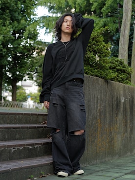 「GRANCY（グランシー）のアイテム」を使った、SHUNさん（メンズ・175cm）の秋コーディネート