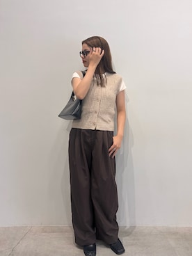 「select MOCA（セレクトモカ）のアイテム（バッグ）」を使った、noaさん（レディース・163cm）の夏コーディネート
