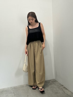 「select MOCA Et（セレクトモカエト）のアイテム」を使った、noaさん（レディース・163cm）の夏コーディネート