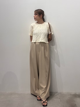 「select MOCA（セレクトモカ）のアイテム（バッグ）」を使った、noaさん（レディース・163cm）の夏コーディネート