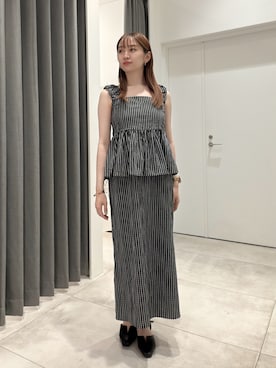 「N.（N. Natural Beauty Basic）（エヌエヌナチュラルビューティーベーシック）のアイテム（ワンピース）」を使った、rinochanさん（レディース・163cm）の夏コーディネート