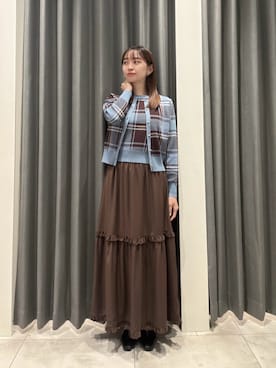 「アイテム（アンサンブル）」を使った、rinochanさん（レディース・163cm）の秋コーディネート