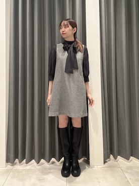 「ツイード」｜rinochanさん（レディース・163cm）の秋コーディネート