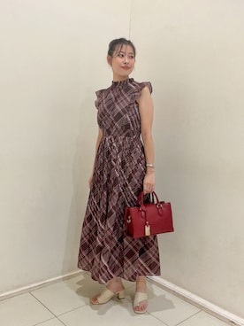 「NATURAL BEAUTY BASIC（ナチュラルビューティーベーシック）のアイテム」を使った、hirokaさん（レディース・157cm）の夏コーディネート