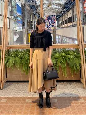 「アイテム（アンサンブル）」を使った、hirokaさん（レディース・157cm）の秋コーディネート