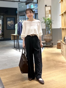 「アイテム（ネックレス）」を使った、sensuiさん（レディース・145cm）の秋コーディネート