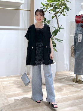 「PAPILLONNER（パピヨネ）のアイテム」を使った、sensuiさん（レディース・145cm）の夏コーディネート