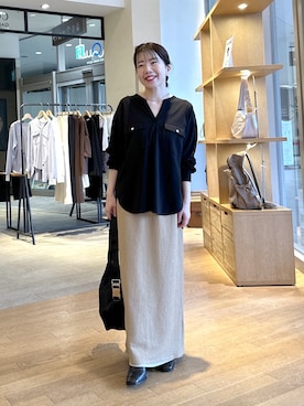 「アイテム（ネックレス）」を使った、sensuiさん（レディース・145cm）の秋コーディネート