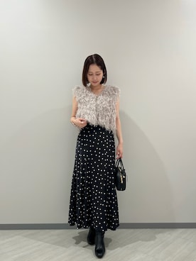 「フェザーヤーン」｜KOTOMIさん（レディース・159cm）の秋コーディネート