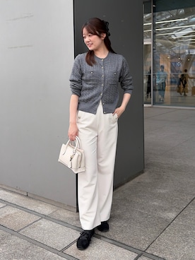 「アイテム（アンサンブル）」を使った、hazukinbbさん（レディース・165cm）の秋コーディネート