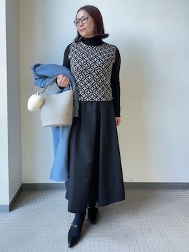 asaminさん(レディース・154cm)の冬コーディネート