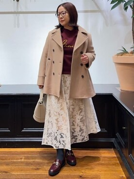 asaminさん（レディース・154cm）の冬コーディネート
