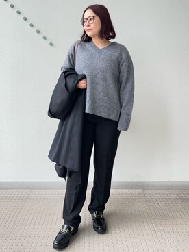 asaminさん(レディース・154cm)の冬コーディネート