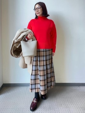asaminさん(レディース・154cm)の冬コーディネート