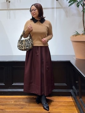 asaminさん(レディース・154cm)の冬コーディネート
