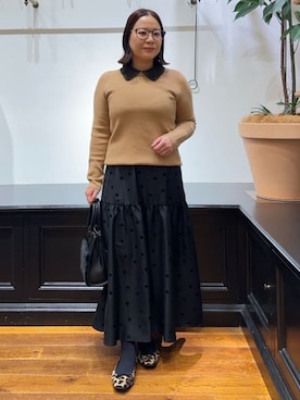 asaminさん（レディース・154cm）の冬コーディネート