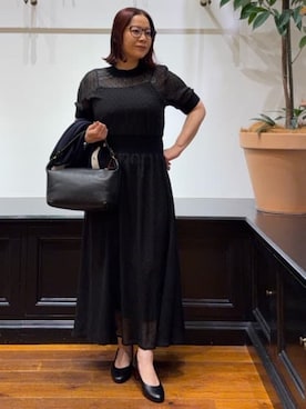 「MILOS（ミロス）のアイテム」を使った、asaminさん（レディース・154cm）の春コーディネート