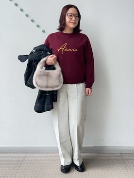 asaminさん(レディース・154cm)の冬コーディネート