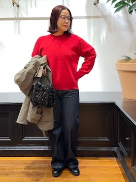 asaminさん(レディース・154cm)の冬コーディネート