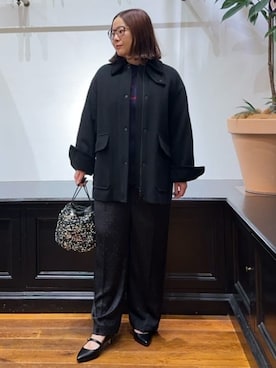 asaminさん（レディース・154cm）の冬コーディネート