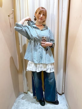「w closet（ダブルクローゼット）のアイテム」を使った、のぞみさん（レディース・167cm）の春コーディネート