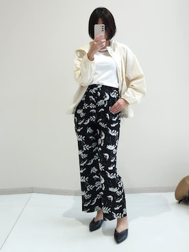 「nissen（ニッセン）のアイテム」を使った、meeeさん（レディース・167cm）の春コーディネート