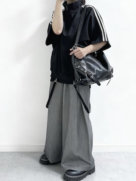 「cussil（クシル）のアイテム」を使った、atsuさん（メンズ・154cm）の夏コーディネート