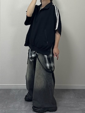 あつさん(メンズ・154cm)の夏コーディネート
