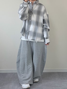 「LILL（リル）のアイテム」を使った、あつさん（メンズ・154cm）の夏コーディネート