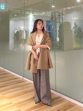 「Drawing Numbers（ドローイング ナンバーズ）のアイテム」を使った、Rihoさん（レディース・152cm）の秋コーディネート