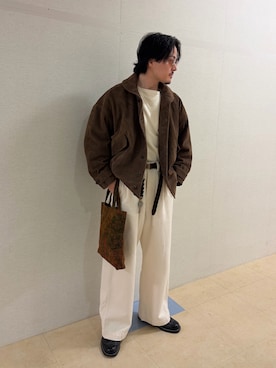 「AURALEE（オーラリー）のアイテム」を使った、shiminoriさん（メンズ・175cm）の冬コーディネート