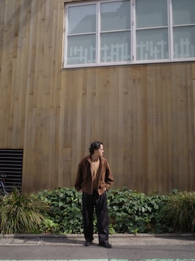 「AURALEE（オーラリー）のアイテム」を使った、shiminoriさん（メンズ・175cm）の春コーディネート