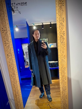 「AURALEE（オーラリー）のアイテム」を使った、shiminoriさん（メンズ・175cm）の冬コーディネート