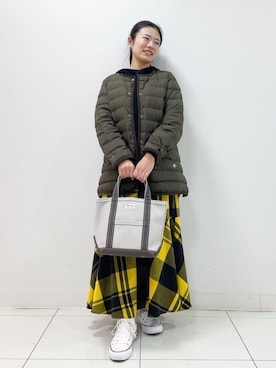 「ORCIVAL（オーシバル）のアイテム」を使った、yasuokaさん（レディース・154cm）の冬コーディネート