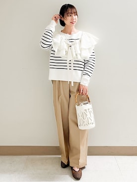 「COCUE（コキュ）のアイテム」を使った、あかねさん（レディース・158cm）の冬コーディネート