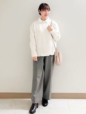 あかねさん（レディース・158cm）の冬コーディネート