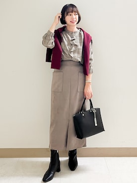 あかねさん(レディース・158cm)の秋コーディネート