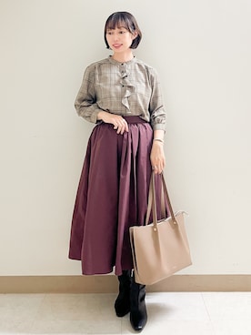 あかねさん(レディース・158cm)の秋コーディネート