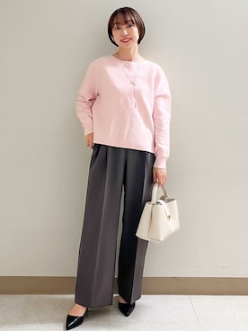 「THE SHOP TK （ザ ショップ ティーケー ）のアイテム」を使った、あかねさん（レディース・158cm）の春コーディネート