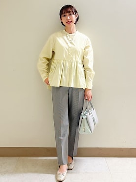 「UNTITLED（アンタイトル）のアイテム（ワンピース/ドレス）」を使った、あかねさん（レディース・158cm）の春コーディネート